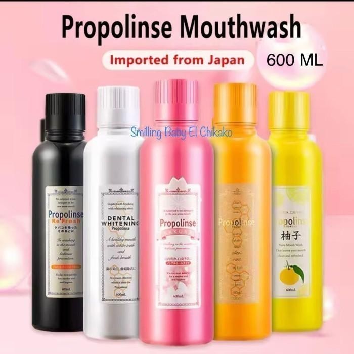 Propolinse Natural Honey Mouthwash Original Japan 600 ml