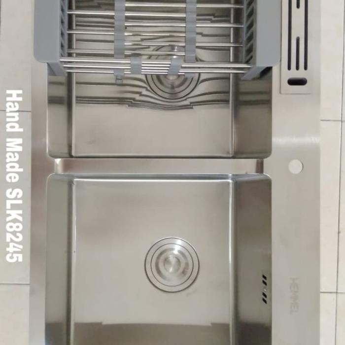 Bak cuci piring HEMEL SLK8245 3 mm tebal. dengan tiris piring