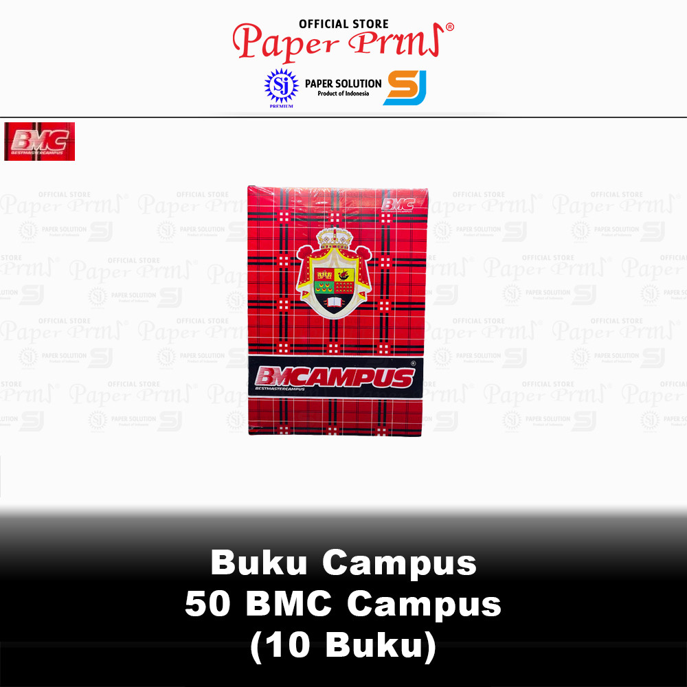 

Buku Tulis Campus BMC 50 Lembar - 1 Pack isi 10 Buku