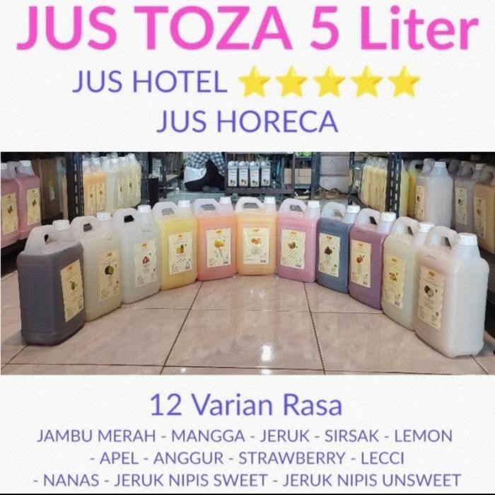 

Jus TOZA 5 liter Khusus Order Luar Jabodetabek