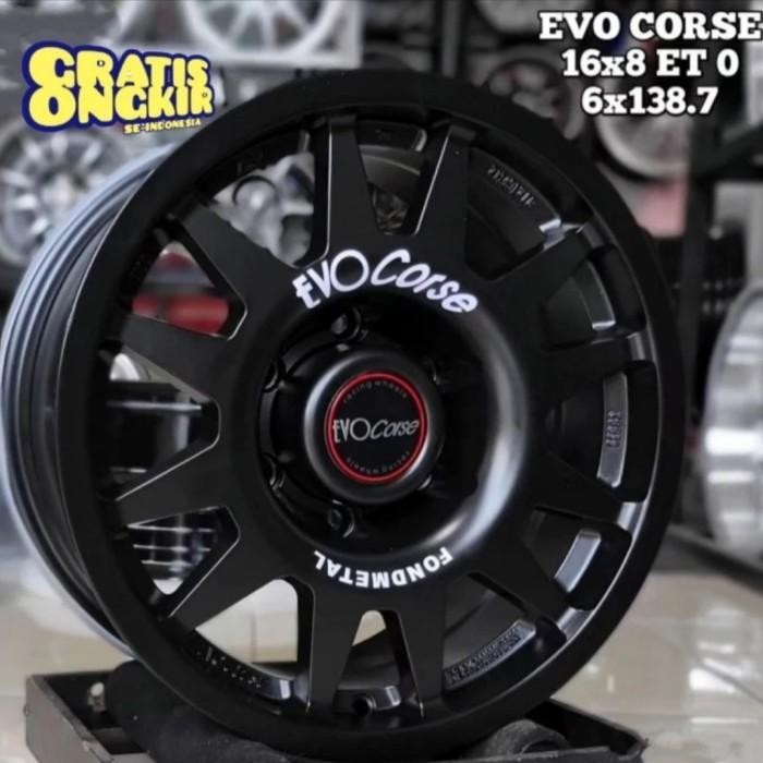 velg mobil r16 EVO CORSE velg rally ring 16 triton pajero strada hilux