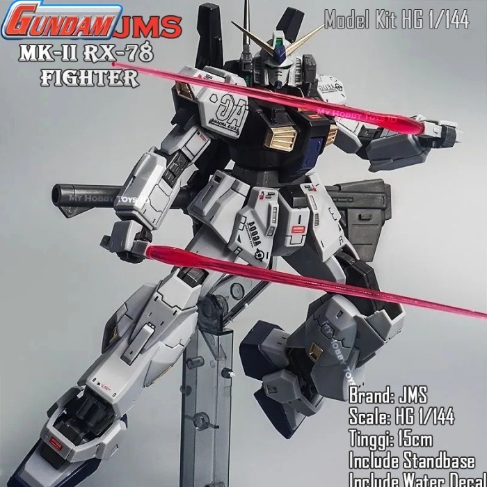 BARANG TERLARIS SALE  SALE MAINAN ACTION FIGURE ANIME ROBOT GUNDAM HG 1/144 RX-78 FIGHTER MK-2