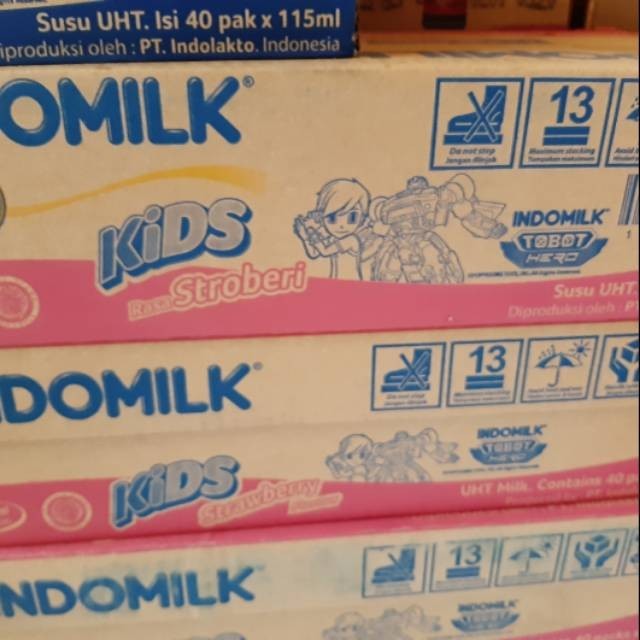 

(Expert) Susu UHT indomilk kids 115 ml rasa strobery 1 karton isi 40