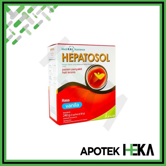 

(Expert) Hepatosol Vanila/Coklat 240 gram - Nutrisi Kesehatan Hati