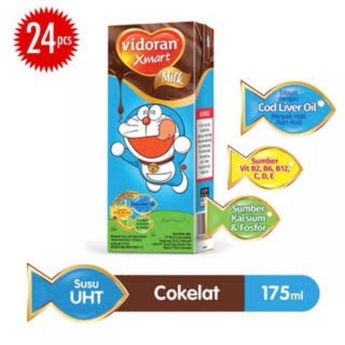 

(Expert) Vidoran Xmart Susu UHT 175 ml - 1 dus