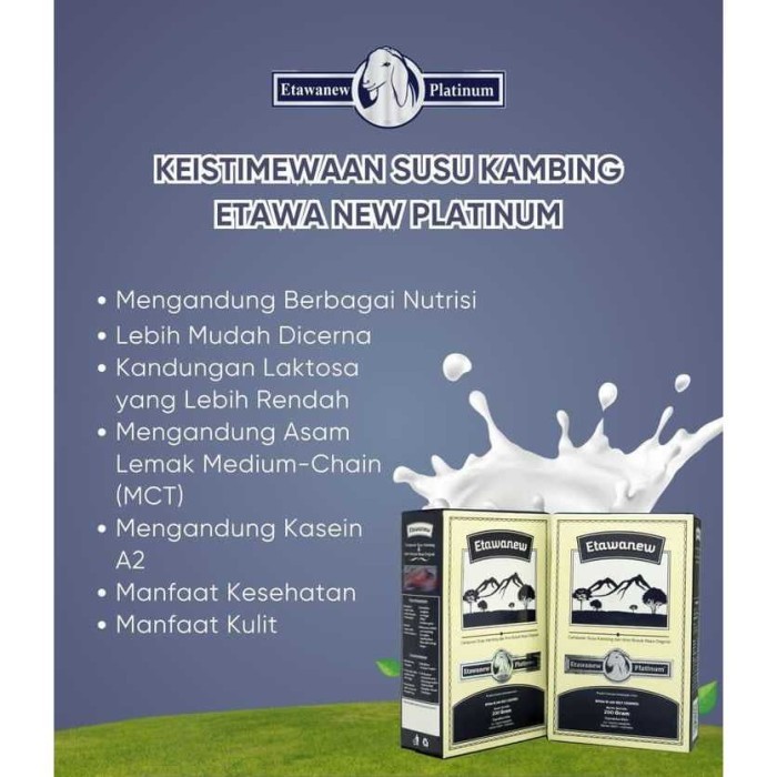 

(Expert) ETAWANEW PLATINUM - Susu Kambing Bubuk Jaga Kesehatan Tulang Dan Sendi