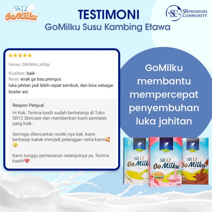 

(Expert) Susu Gomilku SR12 Etawa Halal - Susu Kambing Etawa Gomilku - Kualitas Premium Tidak Berbau
