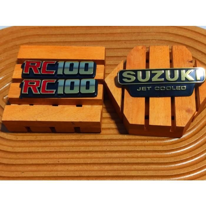 JUAL EMBLEM RC100 RC 100 JET COOLED