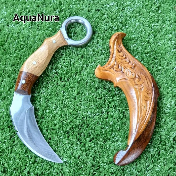 

TERBARU! pisau kerambit kayu jati ukir