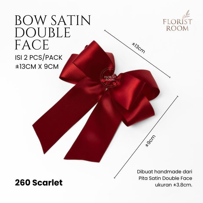 

Happy- (PO) Bow Satin isi 2Pcs/Pack - Pita Jadi - Ribbon