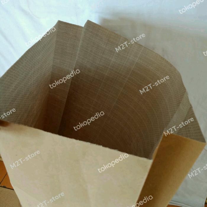 

Pesta- Karung Kertas Noblen 25 KG Kraft Laminasi Woven 45 x 8 x 80 [1000pcs]