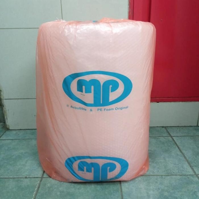 

Pesta- buble wrap 60cm x 50mtr mulia pack bungkus orange / bubble wrap