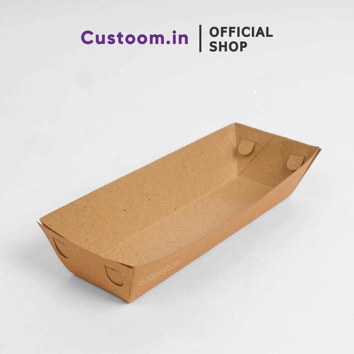 

Pesta- 18550 Tray Sosis 18,5x5x4 cm - Kardus Kraft