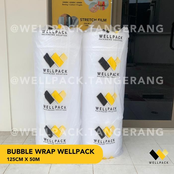 

Pesta- Bubble Wrap Roll 125cm x 50meter Bening - Premium 3KG