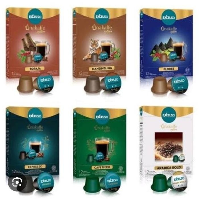 

Excelso Unakaffe Capsule exp 2025 -2026