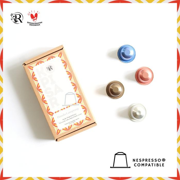 

Paket Hemat - Nespresso Compatible Coffee Capsules - Robusta Tidak Masam by Kopi Coffee SAR - Kopi