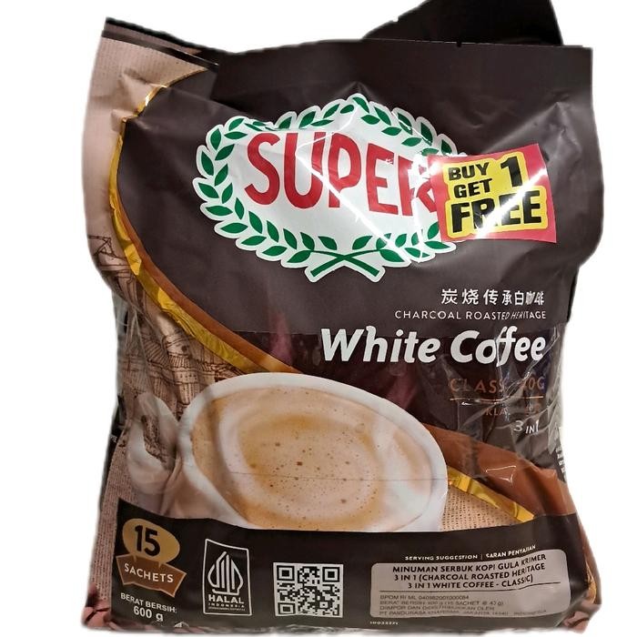

Super 3IN1 White Coffee Classic 600gr Buy 1 Get 1 Free
