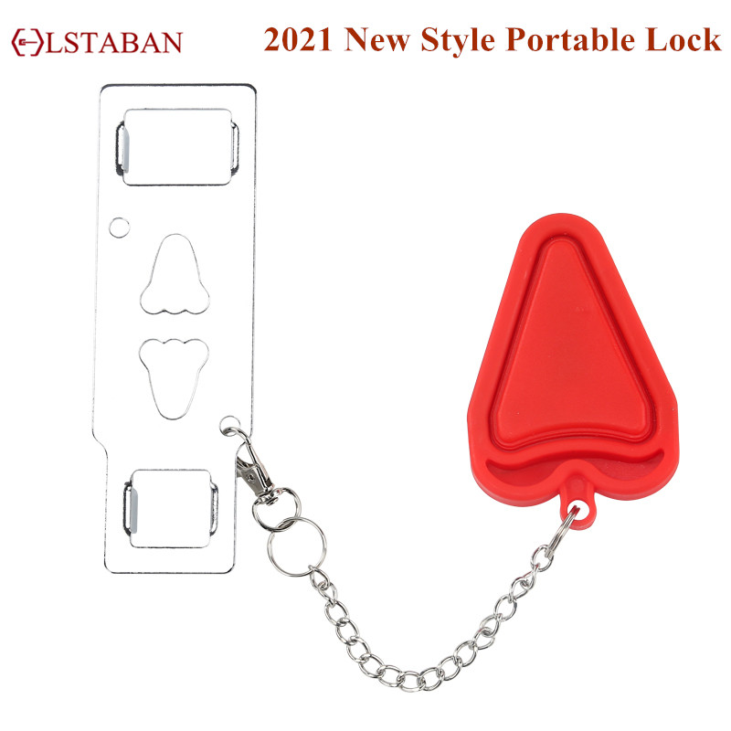 Portable Door Lock Self-Defense Anti Theft Door Locks Safety Latch Door Stopper Security Hotel