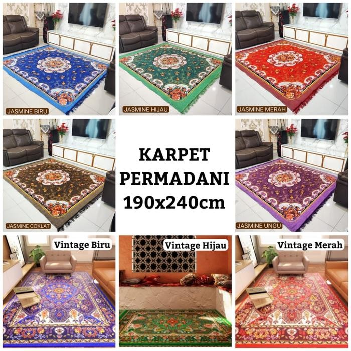 Karpet Turki Permadani Besar Untuk Ruang Tamu Kamar Tidur 190X240