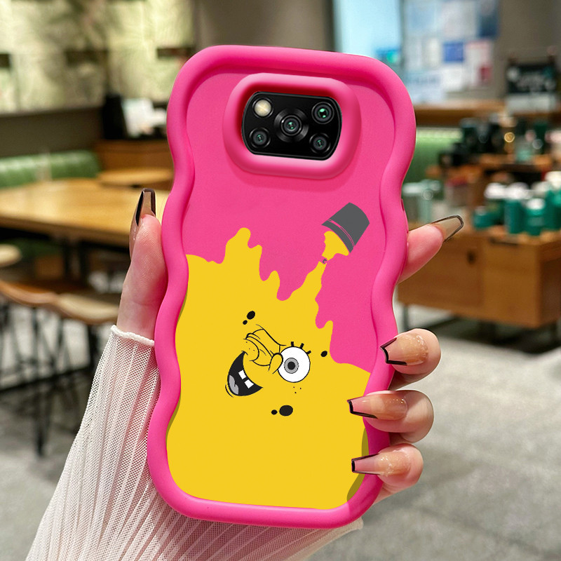 Casing Hp Untuk Xiaomi POCO X3 POCO X3 NFC POCO X3 Pro Case Casing Monster kuning Cesing Seri Warna 