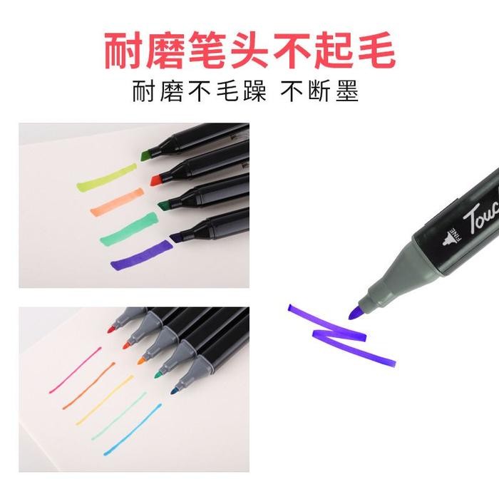 

TOUCH ART MARKER DOUBLE HEADED MARKER SET MULTI COLOR PREMIUM READY