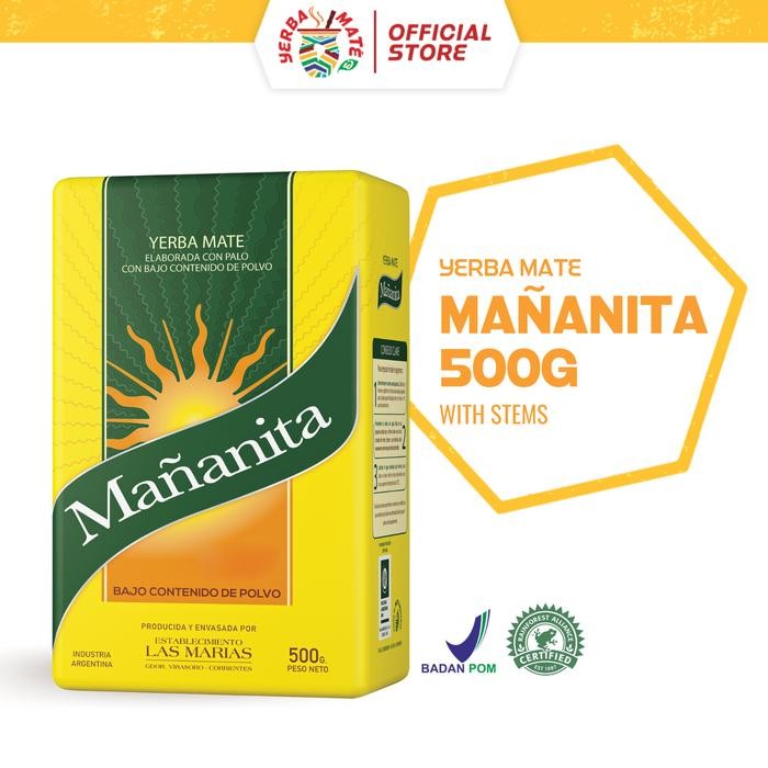 

Terlaris- Mananita Yerba Mate With Stems 500G Teh Botanikal Argentina