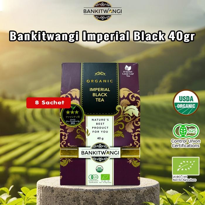 

Terlaris- Bankitwangi Organic Black Tea Imperial 40Gr - Teh Organik,Teh Premium