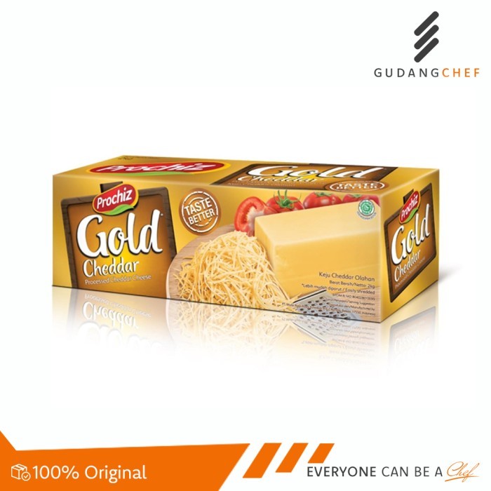

BARANG TERLARIS Prochiz Gold Cheddar 2kg - Keju Lezat & Berkualitas
