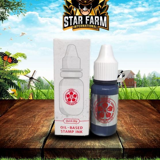 

best produk] Tinta Stempel Permanen NOBU INK 15 ML - STAR FARM
