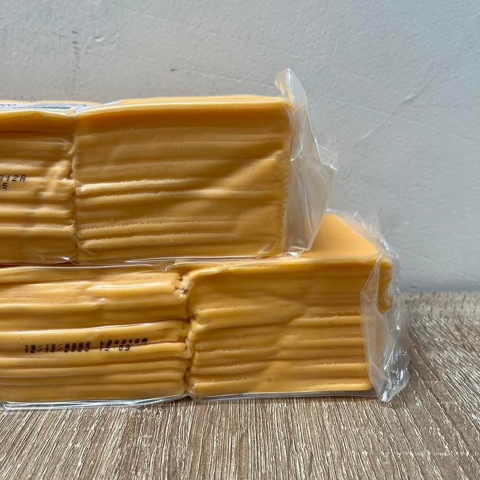 

BARANG TERLARIS Belmundo Keju Burger / Cheese Burger Slices Cheddar isi 84 lembar