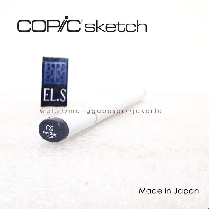 

COPIC SKETCH MARKER C9 COOL GRAY NO 9 ( CSM )