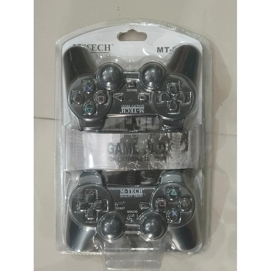 Gamepad Doble Ge Black - Stick Pc Laptop - Joystick Pc Laptop Usb