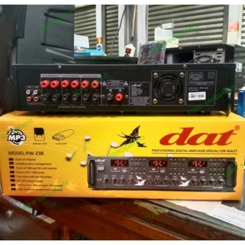 Amplifier Walet Dat PW 238 Original Time Digital Charger Aki - Mesin Panggil Walet