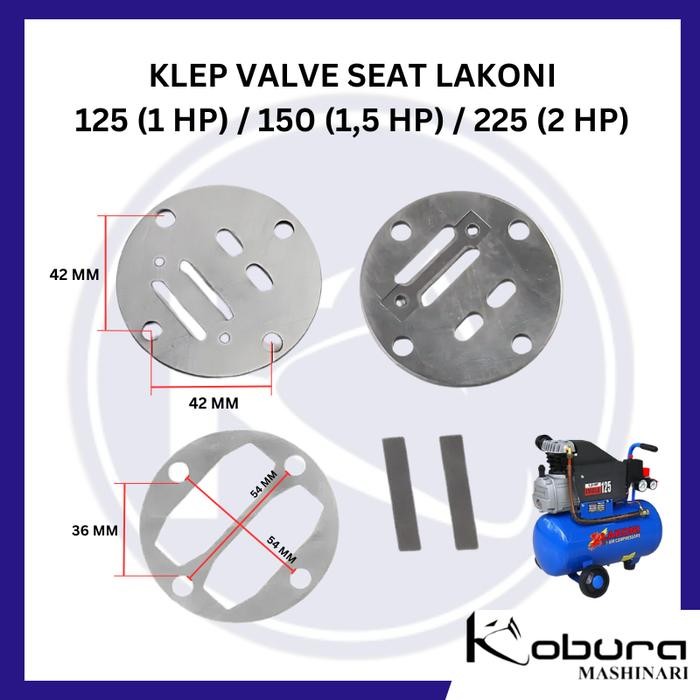KLEP VALVE ASSY SEAT KOMPRESOR UDARA LAKONI IMOLA 125 150 225