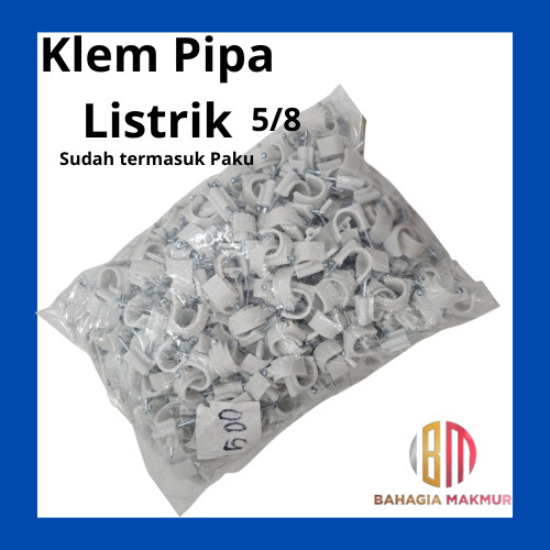 klem pipa listrik 5/8'' isi 500pcs