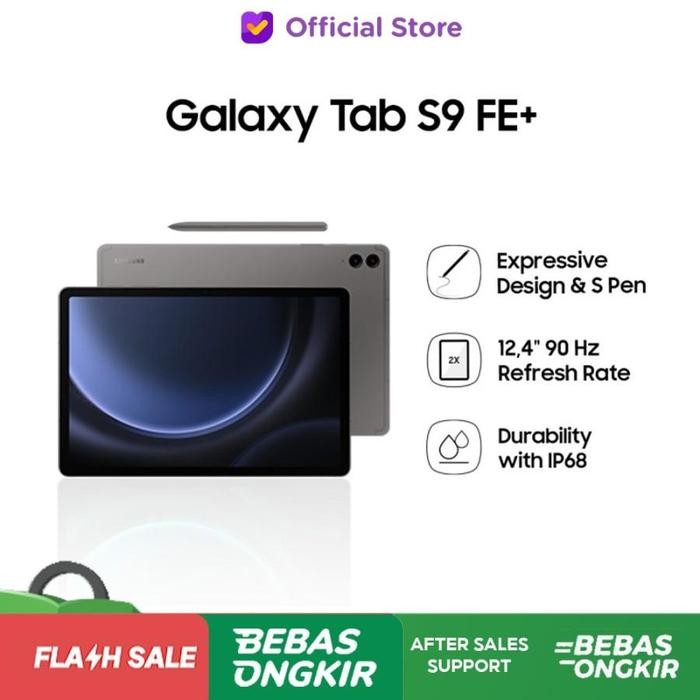 Hapeklik- Samsung Galaxy Tab S9 Fe Plus 5G 6/128 Gb Garansi Resmi S9Fe