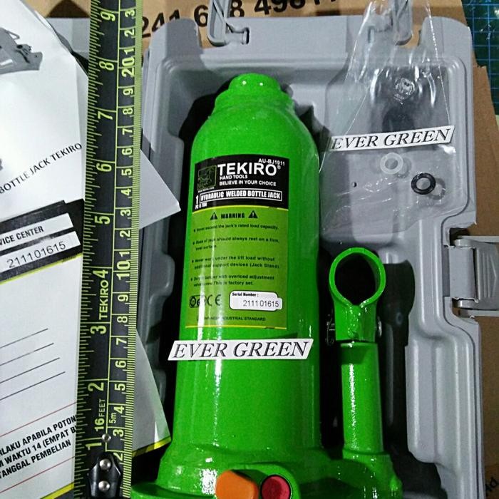 BEBAS ONGKIR - Dongkrak Botol 6 Ton TEKIRO Original Dongkrak Mobil - Hidrolik Jack T
