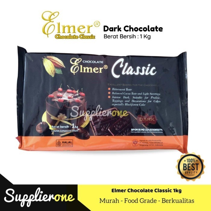 

Elmer Compound Dark Chocolate 1Kg / Elmer Compound Classic Dark 1kg