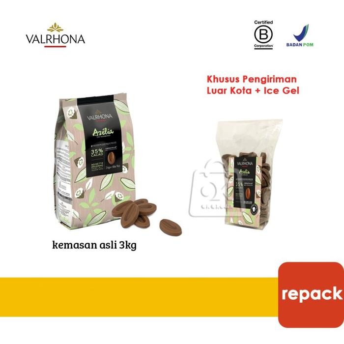 

Valrhona AZELIA 35% MILK Coklat Couverture (KHUSUS LUAR KOTA +ICE GEL)
