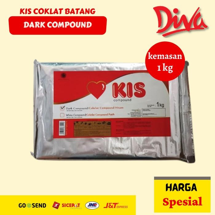 

[1kg] Coklat Batang Kis Dark Compound