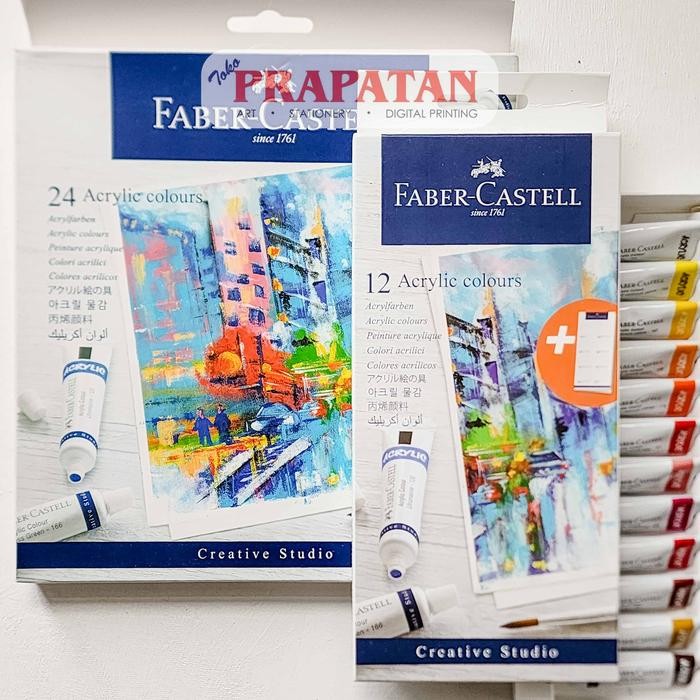 

Cat Akrilik Set Faber Castell 9Ml Acrylic Set Creative Studio