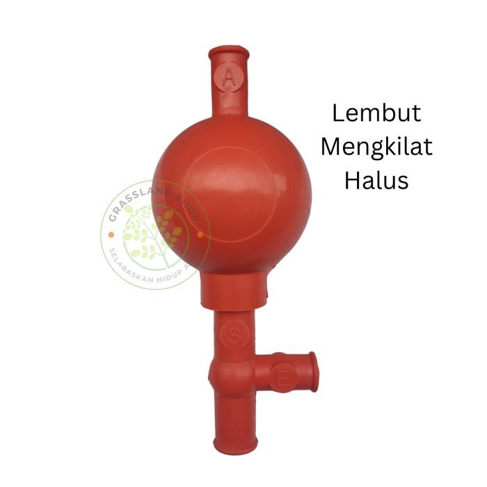 

Pipet Filler Laboratorium Universal Bola Hisap Isap Pipette Rubber Bulb Merah