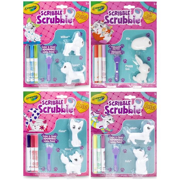 

Crayola Scribble Scrubbie Pets 2 Pack - Mainan Mewarnai Anak