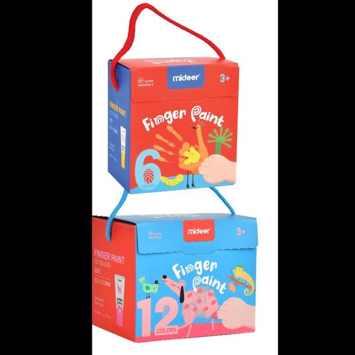 

Mideer Washable Finger Paint Non Toxic Hand Painting Cat Tangan