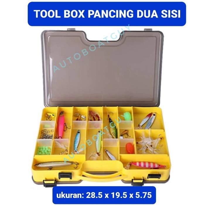 Tool Box Kotak Umpan Pancing Dua Sisi ( Double Side Lure Box )