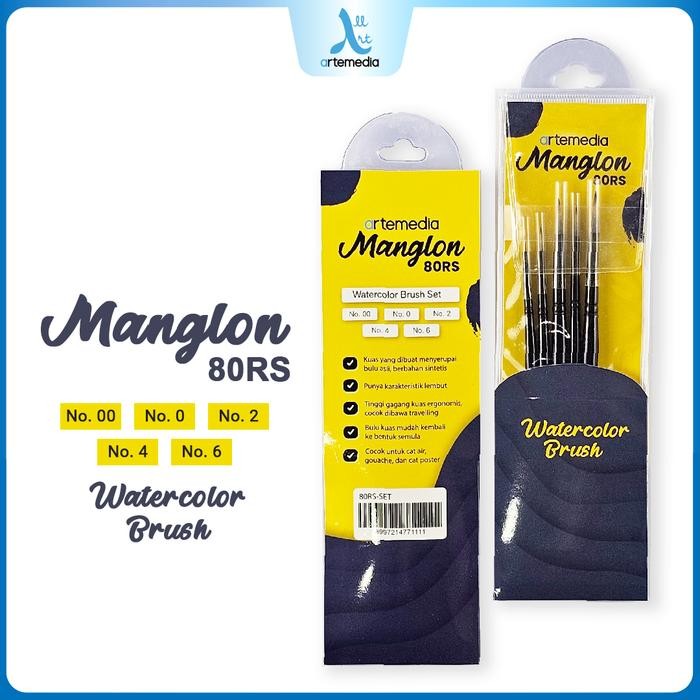 

Arte 80Rs Manglon Brush Set