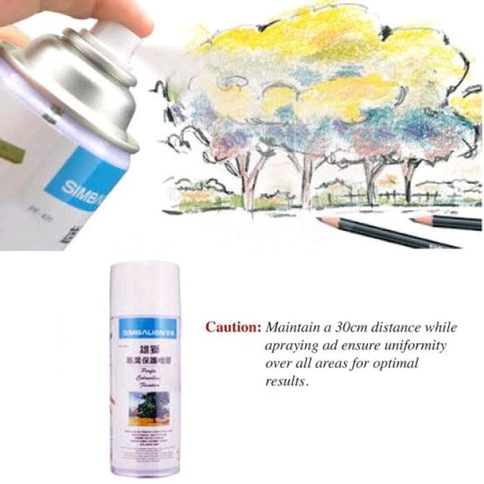 

Simbalion Pf120 Fixative Varnish Semprotan Pernis Pelindung Pengawet Gambar Lukisan