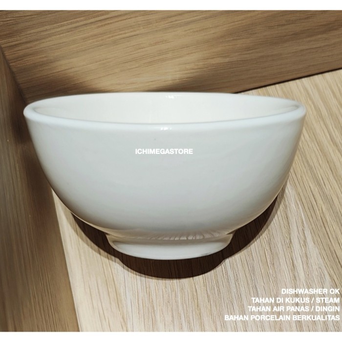 Terlaris Mangkok Keramik Putih Mangkuk Ceramic Bowl Ramekin Bowl Rice
