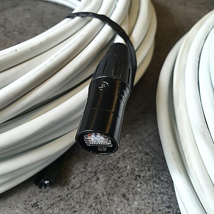 Kabel FTP CAT6a dengan EtherCON unttuk snake cable analog dan digital