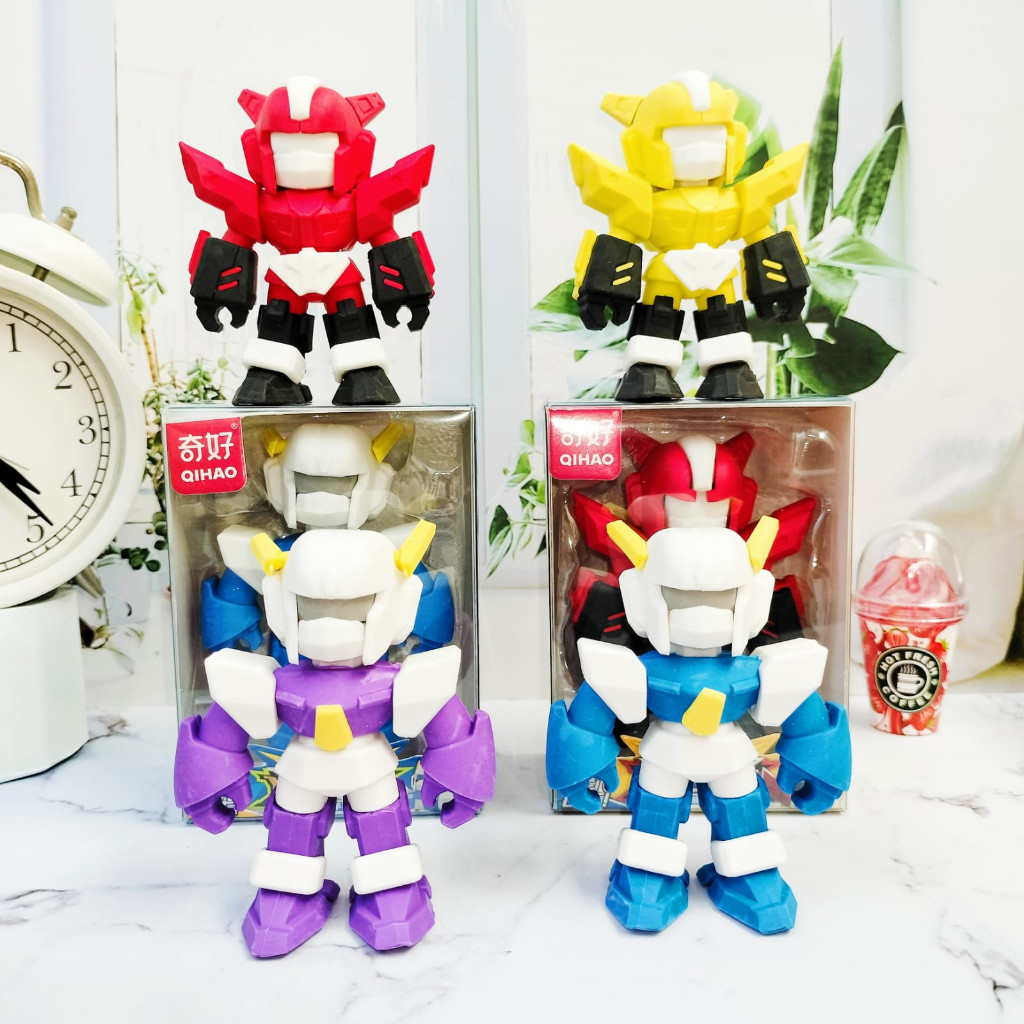 

Penghapus Lucu Bentuk Robot Ukuran Besar Ada 4 Warna Kualitas Terbaik / Eraser Cute Bentuk Robot